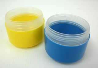 100g Empty Plastic Jars Double Walled MH Craft 100ml Aromatherapy
