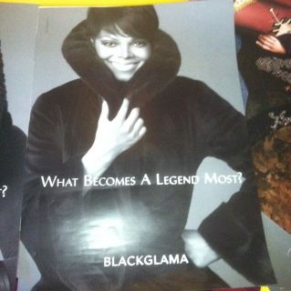 Janet Jackson Blackglama Poster 1