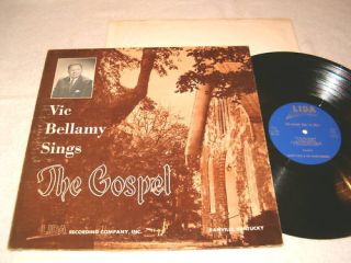 Vic Bellamy Sings The Gospell 1960s LP on Lida VG