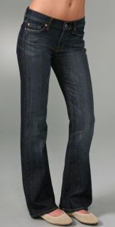 7 For All Mankind Boot Cut Short Jeans