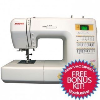 Janome 7330 Computerized Sewing Machine Free Bonus