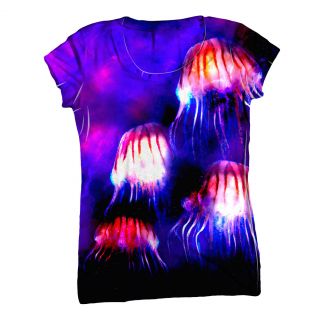Animalshirtsus​a Womens Top Ladies T Shirt Jelly Fish 002