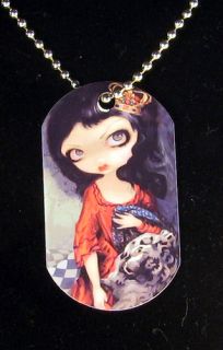 Jasmine Becket Griffith Art Fantasy Dogtag Necklace Looking Glass