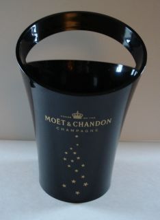  Chandon Champagne Ice Bucket Black Gold Designed Jean Marc Gady