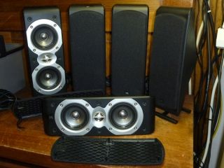 JBL 5 1 Channel Surround Cinema Home Theater Speakers SCS500 5 w O