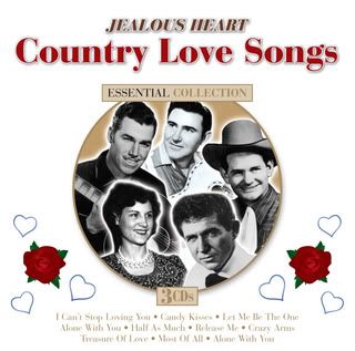 Jealous Heart 3 CD Set 75 Country Love Songs 1940 59