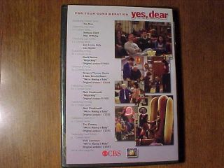 YES DEAR TV SERIES JEAN LOUISA KELLY 2002 EMMY DVD 2 EPS NEW & SEALED