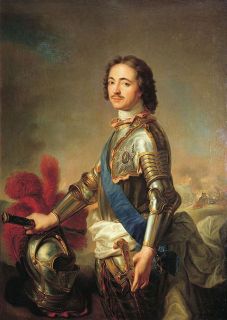 Jean Marc Nattiers 1717 classic portrait of Peter the Great
