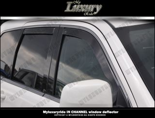 Jeep Grand Cherokee 2011 2012 Rain Guards Window Visors Window Shades