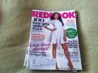 Redbook Magazine December 2012 Jennifer Hudson Holiday Cookies Dresses