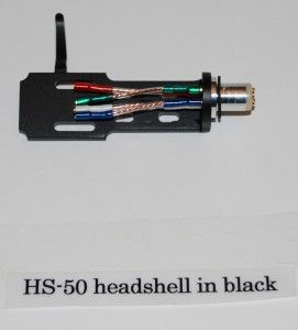 Jelco Headshell for Tonearms Inc SME Jelco HS 50 Black Head Shell with