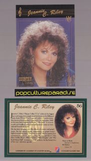 Jeannie C Riley Western Music 1992 Country Classics Trading Card