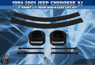 84 01 Jeep Cherokee XJ 2 Front 2 Rear Lift Kit Pro