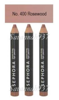 Sephora Lip Liner Lipstick Pencil 400 Rosewood Lot 3