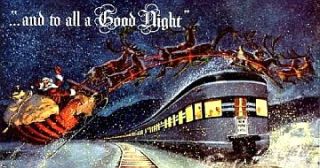  billboard for your American Flyer or Lionel Trains Christmas layout