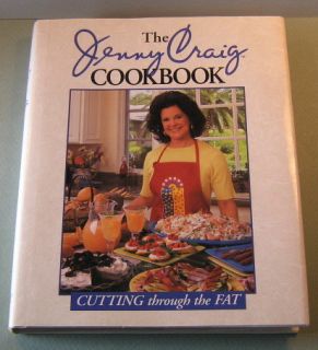 Jenny Craig Cookbook Cutting Through The Fat 1996 HB DJ 0848714962