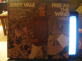 Jerry Vale Free as The Wind Papillon LP 33 Shrink Slev