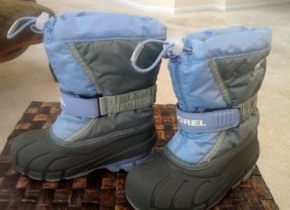 Sorel Flurry TP Sweet Pea Youth Sz 11 Girls Snow Boots