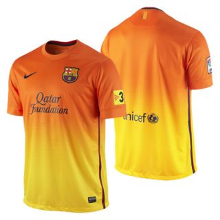  Season 2012 2013 Away Soccer Jersey Orange Yellow Brand New
