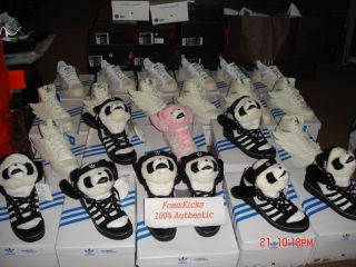 Adidas Originals JS Panda Bear White Black Jeremy Scott