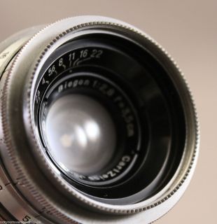 Carl Zeiss Jena 35mm 3 5cm F2 8 Biogon Wide Angle Contax Lens Mint