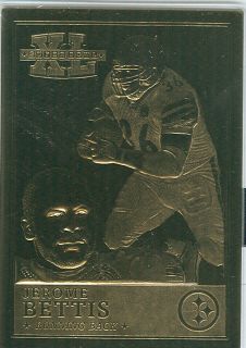 2006 Danbury Mint Jerome Bettis 22K Gold Card
