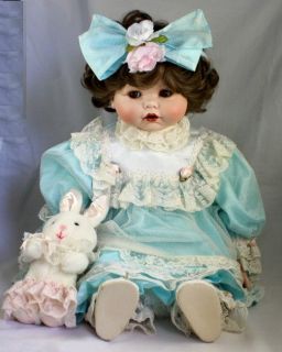 Jessica Porcelain Doll First Birthday Marie Osmond COA