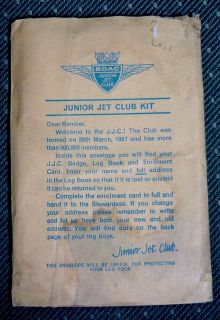 BOAC Junior Jet Club Log Book Vintage British Airways