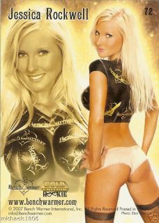 2007 B w Gold Edition Rookie 72 Jessica Rockwell