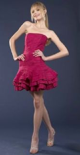 Jessica McClintock 54435 Fuchsia Taffeta Dress 4