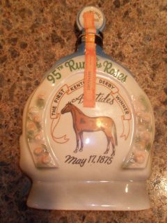 Vintage 1969 collectible Jim beam decanter Horse Kentucky derby