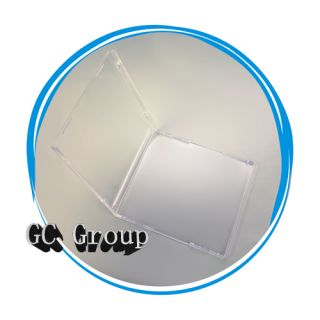 10 Standard 10 4mm Empty No Tray Clear CD DVD Jewel Cases Boxes