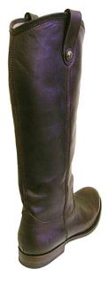 Frye Melissa Button Pull on Leather Cowboy Boots 6 New