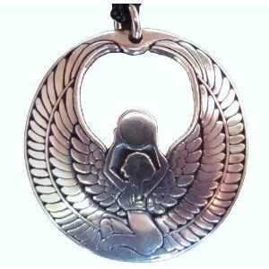  Winged Isis Pendant Ancient Egyptian Jewelry Goddess Necklace