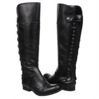 Jessica Simpson Bombai Women Tall Leather Black Boots 7 5 Jeffrey