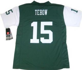 NFL Players 2012 New York Jets Tim Tebow 15 Youth Green Jersey