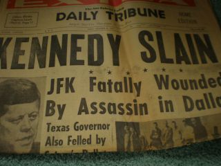 JFK Assassination Memorabilia Newspapers Magazine