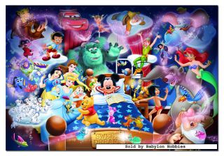 picture 1 of EDUCA 1000 pieces jigsaw puzzle Disney Family   Mickeys