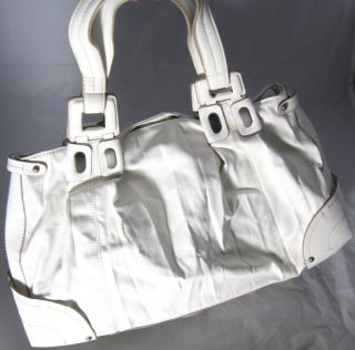 Jessica Simpson White Avenue Handbag Purse