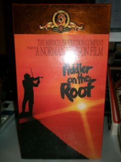  Fiddler on the Roof VHS 2 Tape Set TOPOL Jewison 1988 MGM SEALED Video
