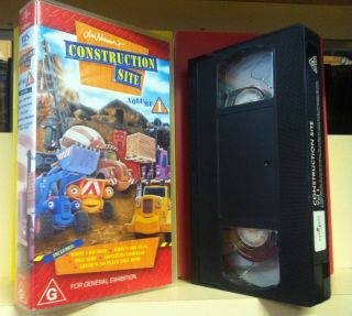 Jim Henson Construction Site Vol 1 VHS