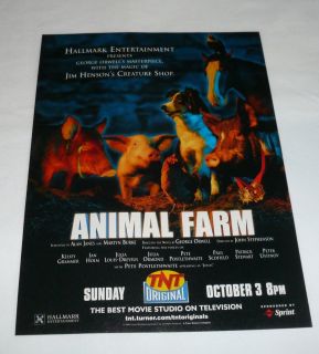 1999 TNT Ad Page Jim Henson Animal Farm