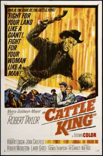 Cattle King 1963 Original U s One Sheet Movie Poster