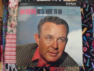 Jim Reeves Hell Have to Go 1962 Stereo LP Vinyl Record