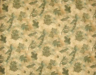  Wing 100% Cotton Fabric BTY Caldwell Creek Leaves Quilt Wildlife Yd