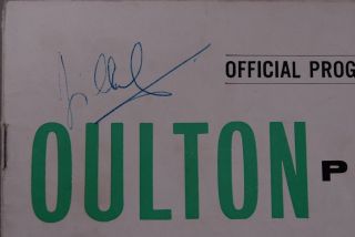 Jim Clark Signed Oulton Park Programme 1963