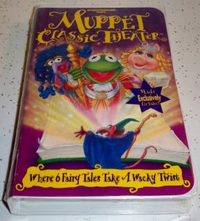Jim Henson Presents Muppet Classic Theater 6 Fairy Tales VHS Tape