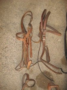 Lot of 10 Western Headstalls Bridles Pre Owned