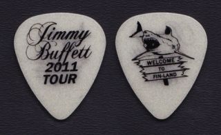 Jimmy Buffett Glow Guitar Pick 2011 Welcome to Fin Land Tour