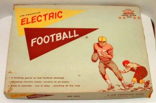 1950s Jim Prentice Electric Four Star Football Game No 503 Boxed